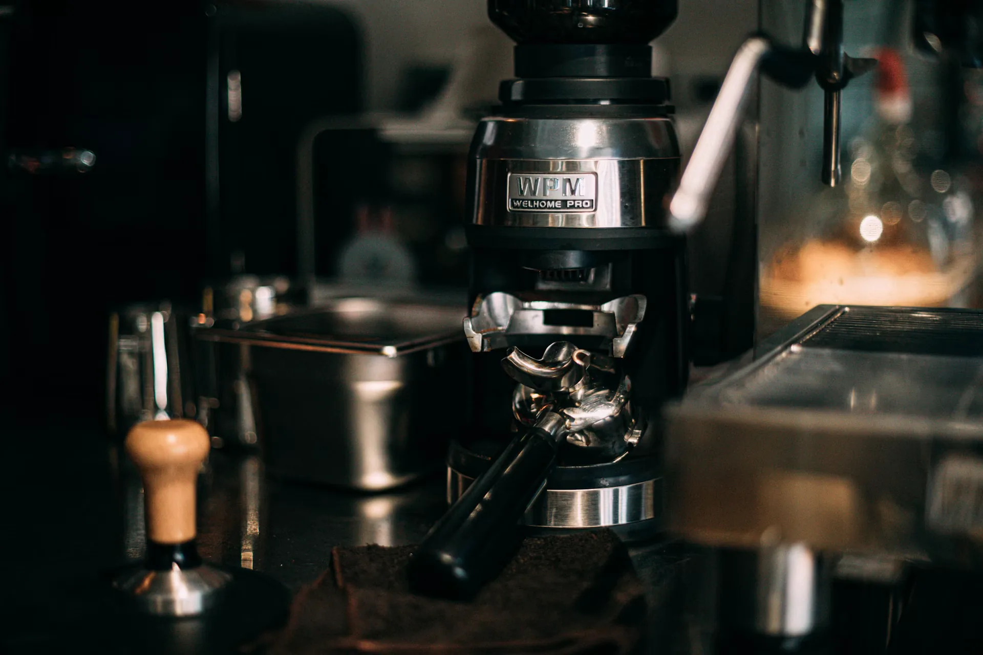 Machine à expresso professionnelle dans l’atelier Electro Maher